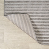 Fedir Minimalist Scandi Striped Indoor/Outdoor Area Rug