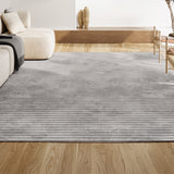 Fedir Minimalist Scandi Striped Indoor/Outdoor Area Rug
