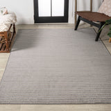 Fedir Minimalist Scandi Striped Indoor/Outdoor Area Rug