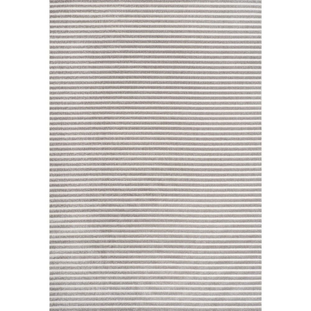 Fedir Minimalist Scandi Striped Indoor/Outdoor Area Rug