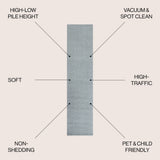 Fedir Minimalist Scandi Striped Indoor/Outdoor Area Rug