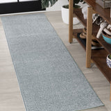 Fedir Minimalist Scandi Striped Indoor/Outdoor Area Rug