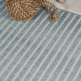 Fedir Minimalist Scandi Striped Indoor/Outdoor Area Rug