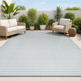Fedir Minimalist Scandi Striped Indoor/Outdoor Area Rug