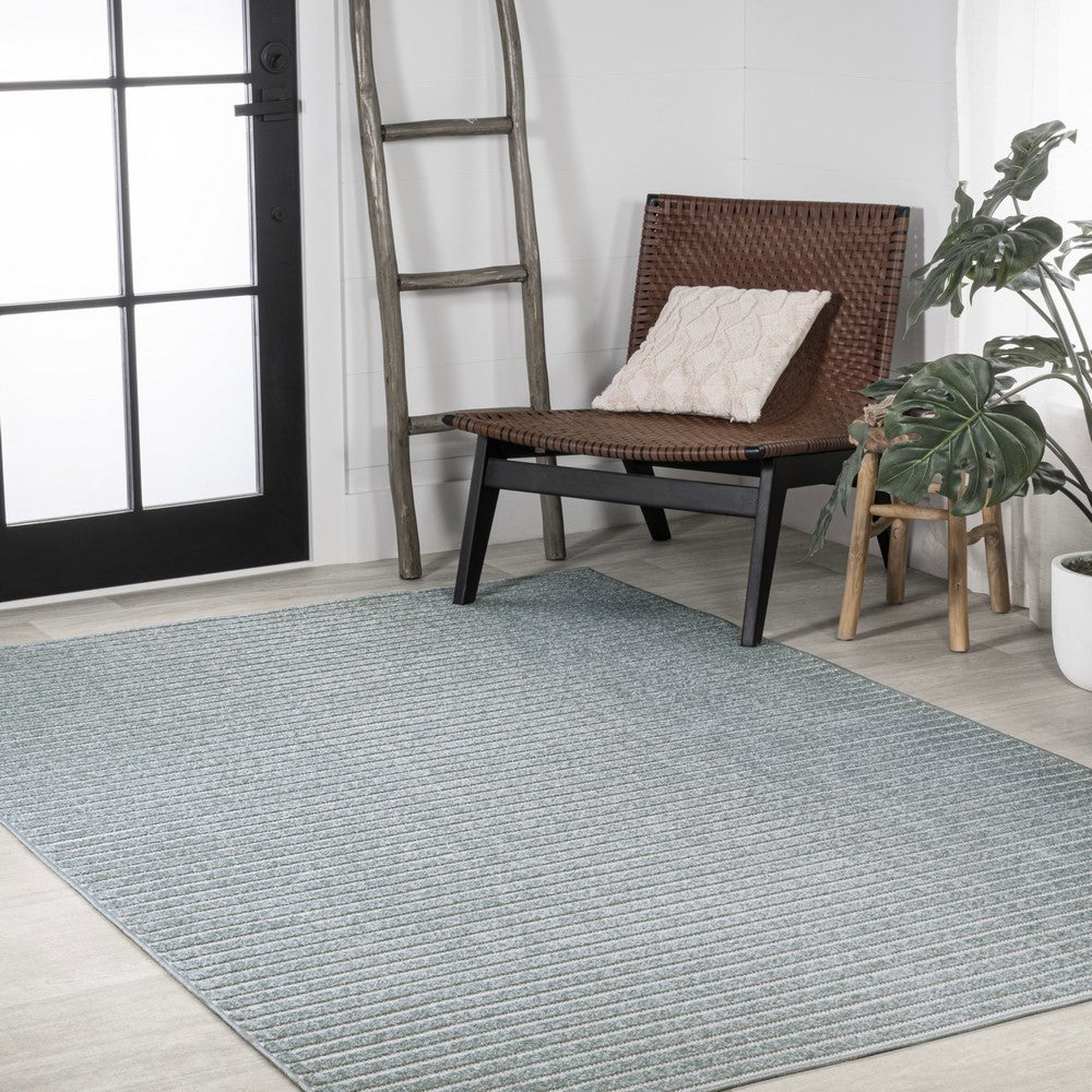 Fedir Minimalist Scandi Striped Indoor/Outdoor Area Rug