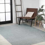 Fedir Minimalist Scandi Striped Indoor/Outdoor Area Rug