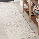 Teodor Abstract Groovy Striped Indoor/Outdoor Rug