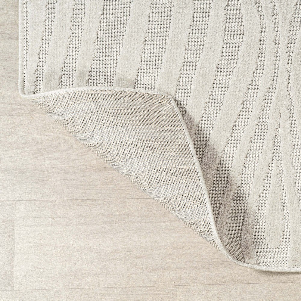 Teodor Abstract Groovy Striped Indoor/Outdoor Rug