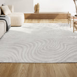 Teodor Abstract Groovy Striped Indoor/Outdoor Rug