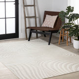 Teodor Abstract Groovy Striped Indoor/Outdoor Rug