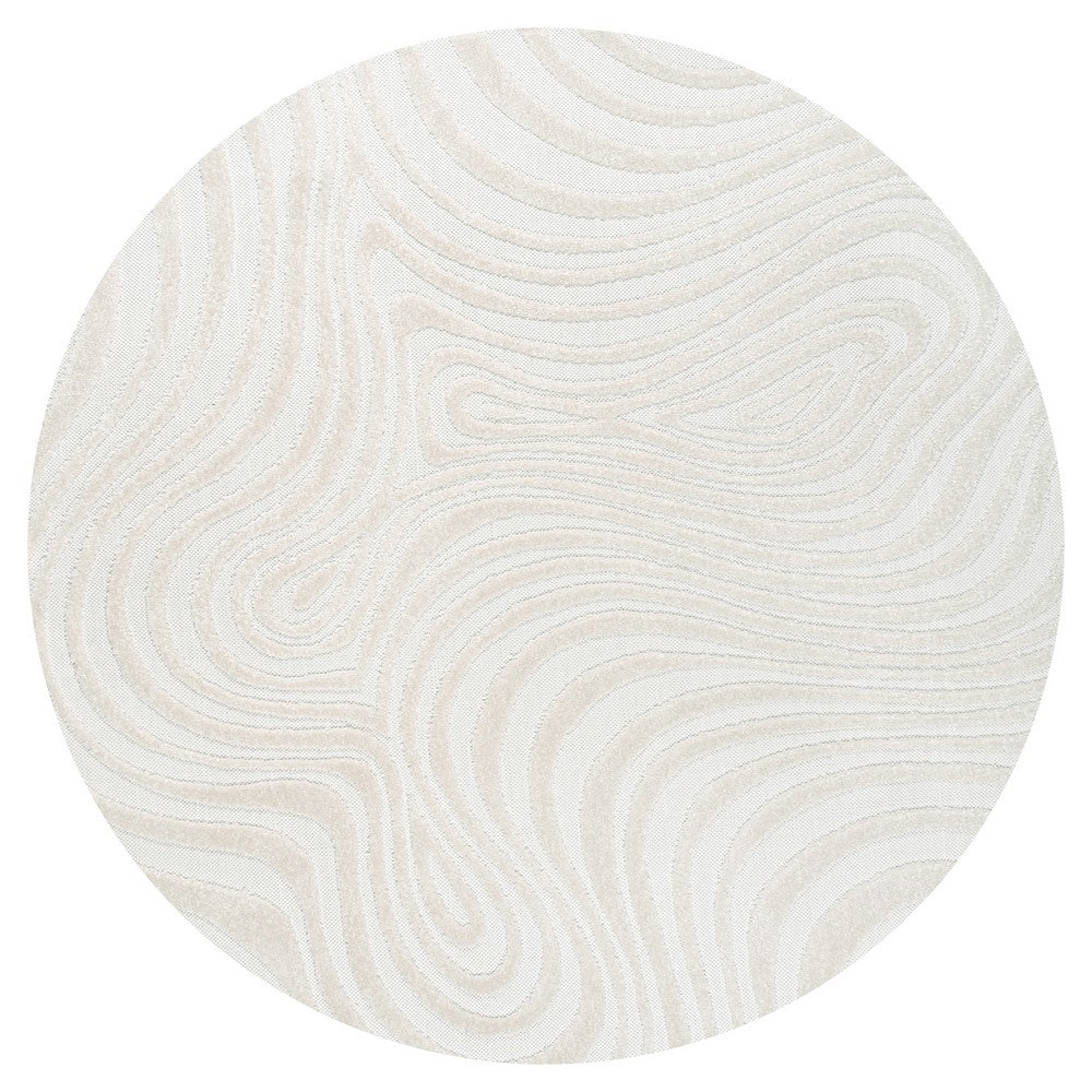 Teodor Abstract Groovy Striped Indoor/Outdoor Rug