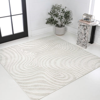 Teodor Abstract Groovy Striped Indoor/Outdoor Rug