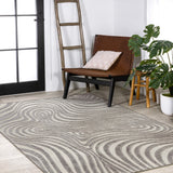 Teodor Abstract Groovy Striped Indoor/Outdoor Rug