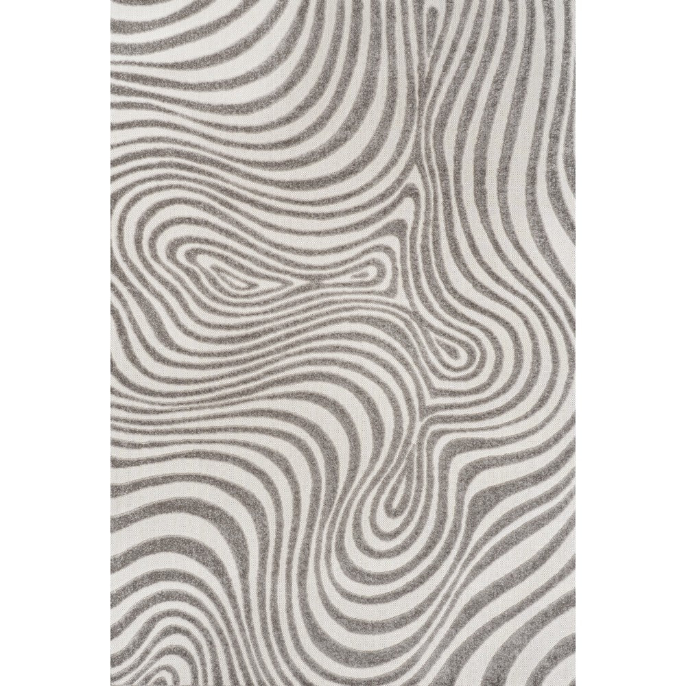 Teodor Abstract Groovy Striped Indoor/Outdoor Rug