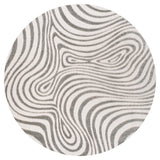 Teodor Abstract Groovy Striped Indoor/Outdoor Rug