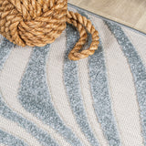 Teodor Abstract Groovy Striped Indoor/Outdoor Rug
