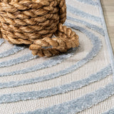 Teodor Abstract Groovy Striped Indoor/Outdoor Rug
