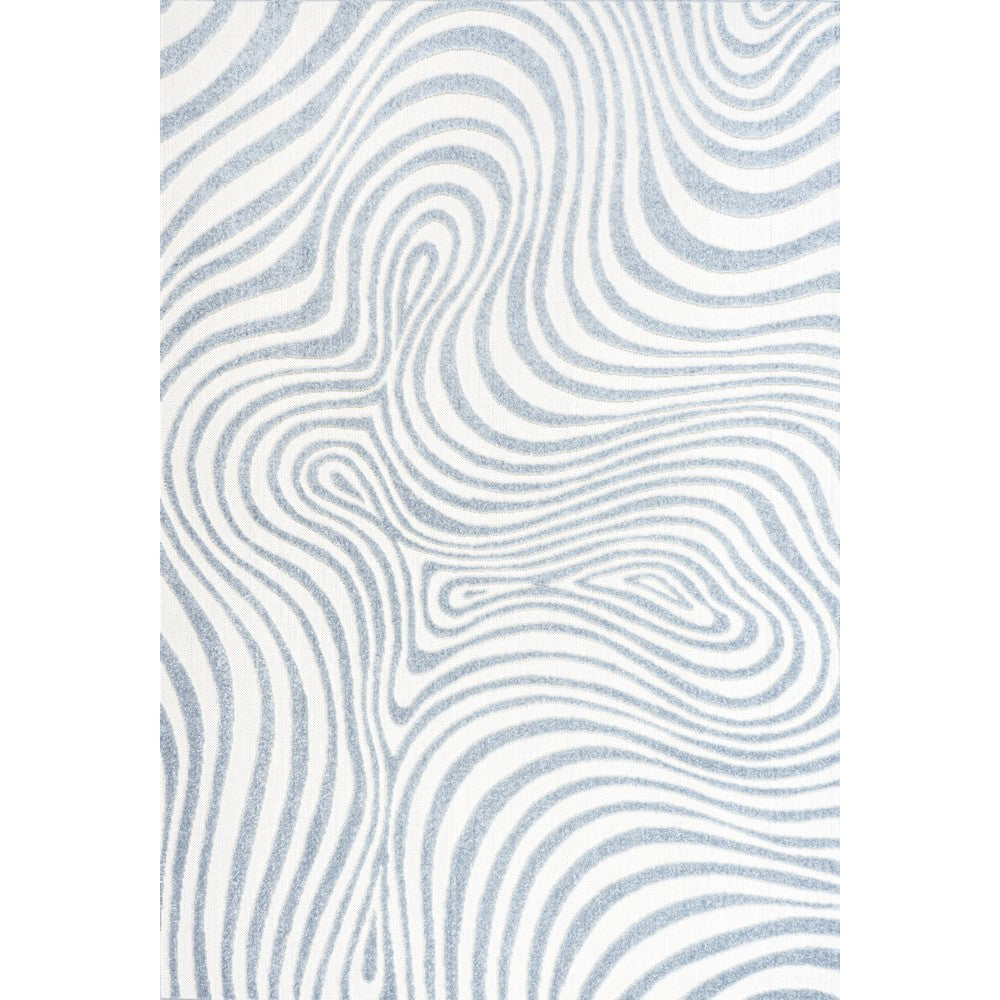 Teodor Abstract Groovy Striped Indoor/Outdoor Rug