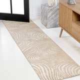 Teodor Abstract Groovy Striped Indoor/Outdoor Rug