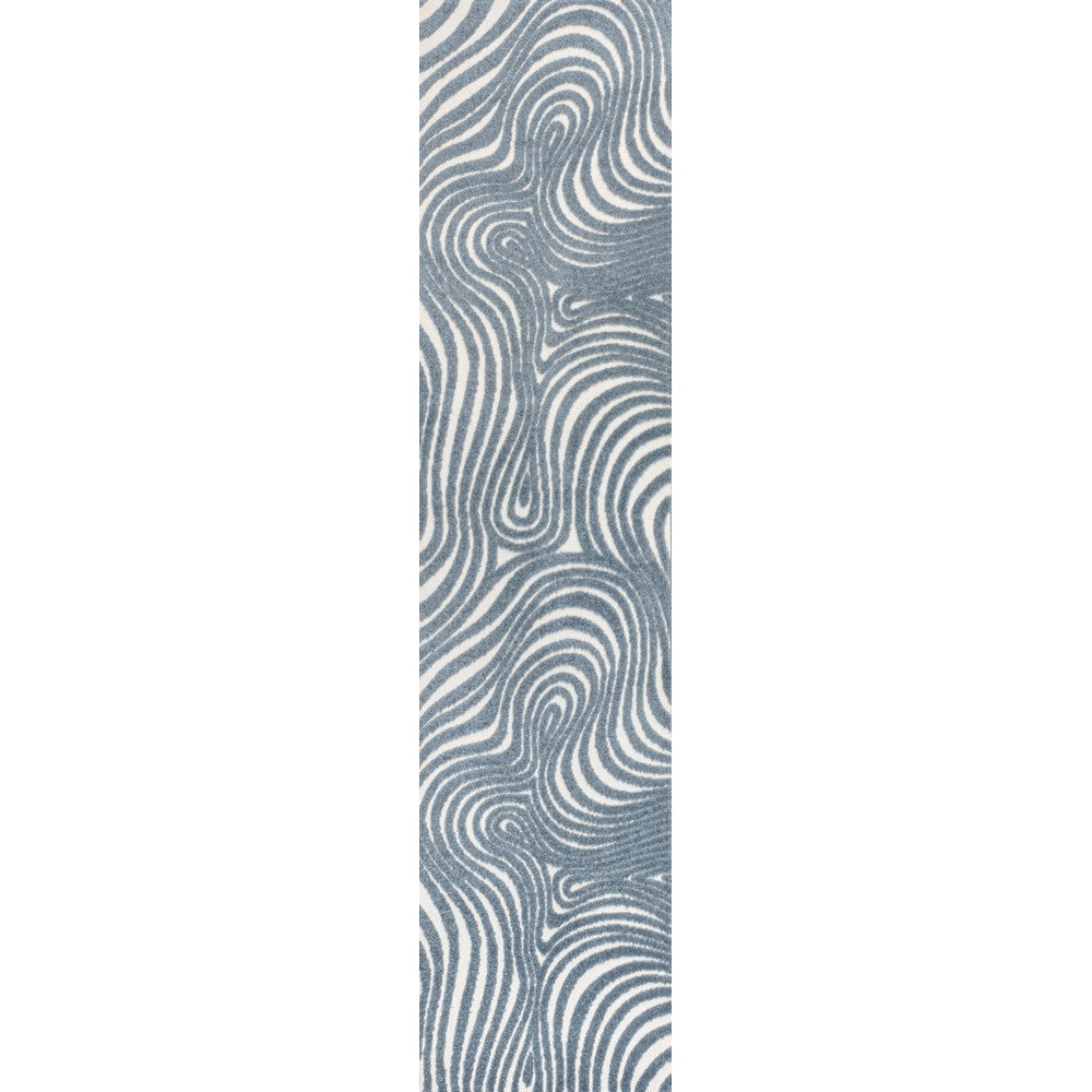 Teodor Abstract Groovy Striped Indoor/Outdoor Rug