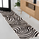 Teodor Abstract Groovy Striped Indoor/Outdoor Rug