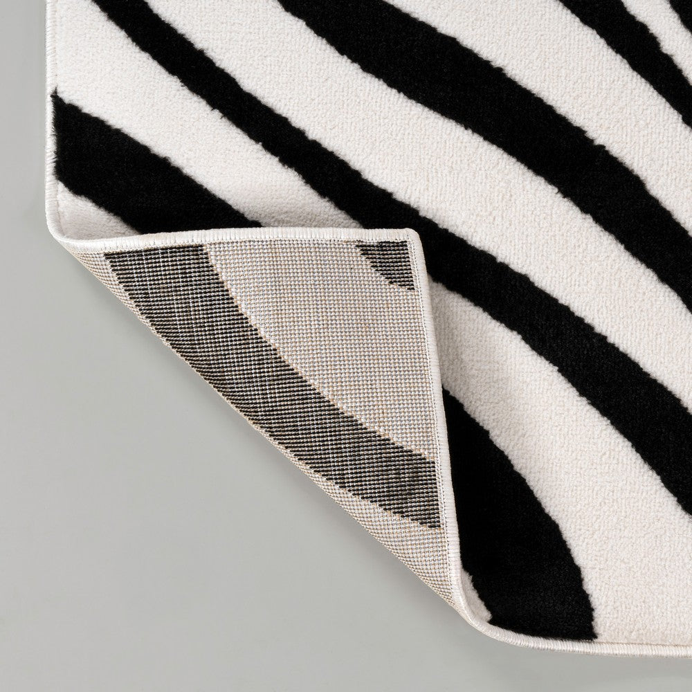 Teodor Abstract Groovy Striped Indoor/Outdoor Rug