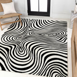 Teodor Abstract Groovy Striped Indoor/Outdoor Rug