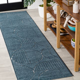 Haughton Geometric Arch Scandi Striped Indoor/Outdoor Rug