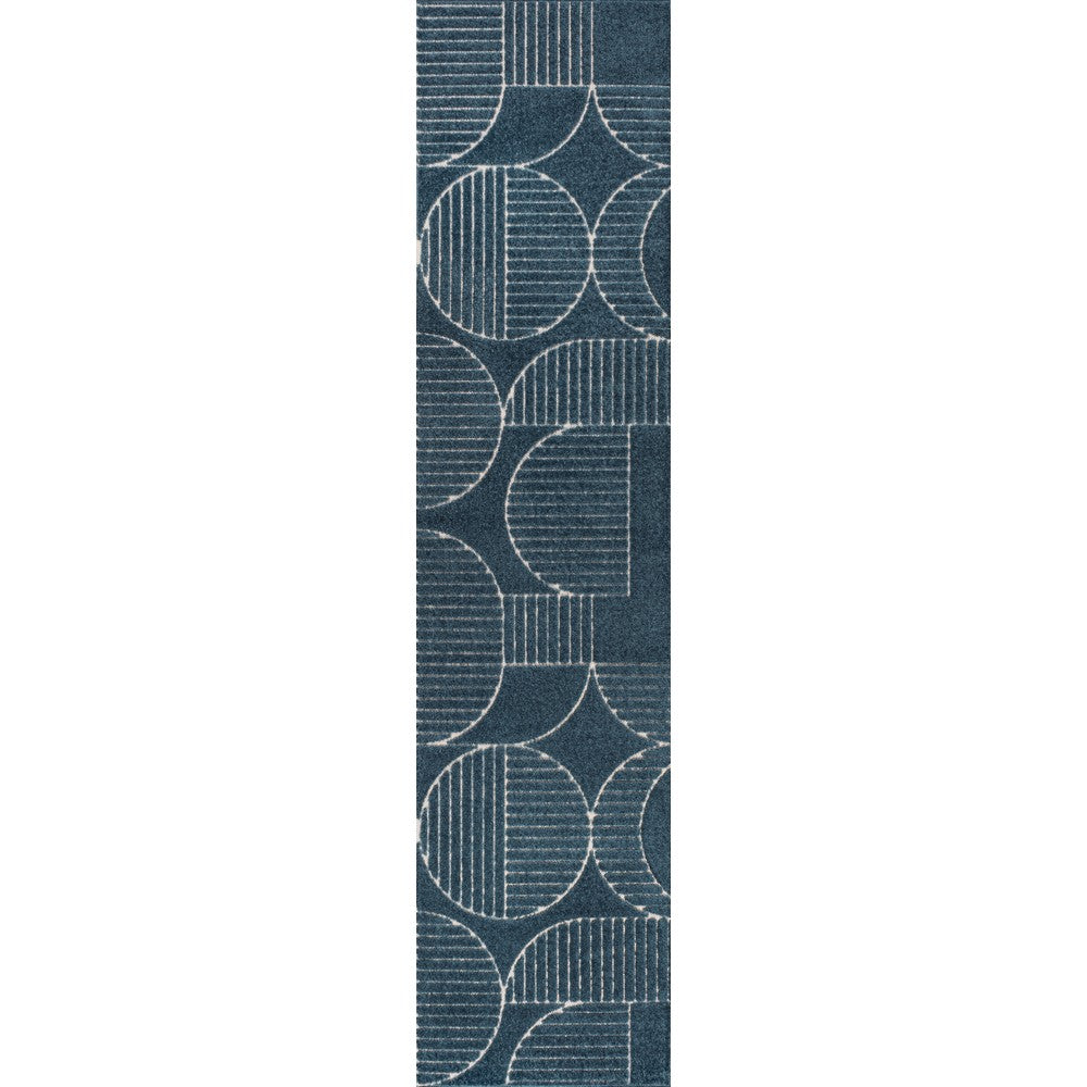 Haughton Geometric Arch Scandi Striped Indoor/Outdoor Rug