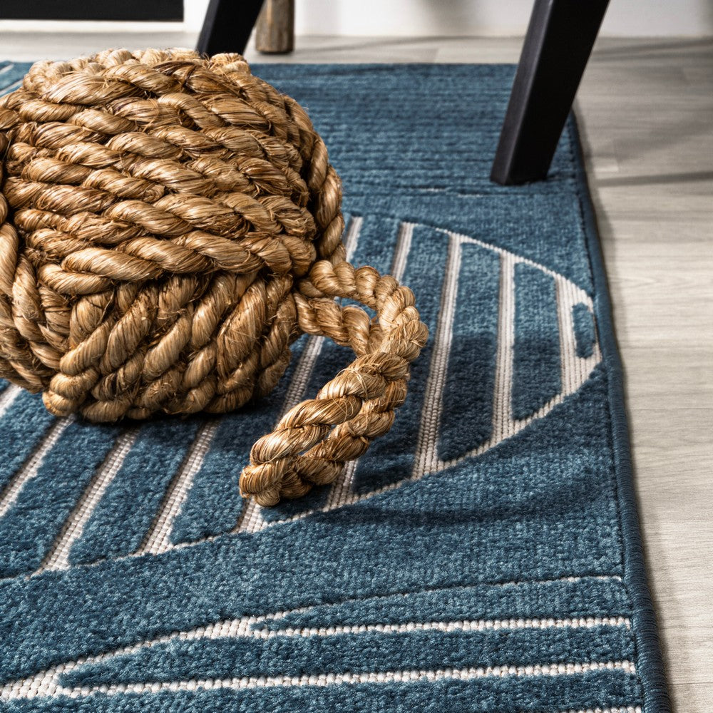 Haughton Geometric Arch Scandi Striped Indoor/Outdoor Rug