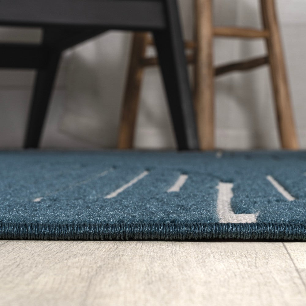 Haughton Geometric Arch Scandi Striped Indoor/Outdoor Rug