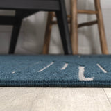 Haughton Geometric Arch Scandi Striped Indoor/Outdoor Rug