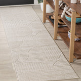 Haughton Geometric Arch Scandi Striped Indoor/Outdoor Rug