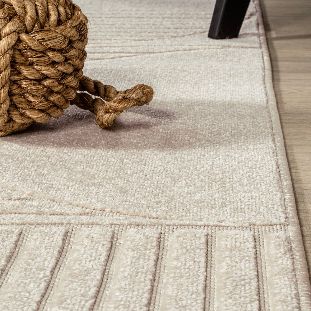 Haughton Geometric Arch Scandi Striped Indoor/Outdoor Rug