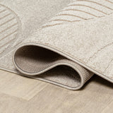 Haughton Geometric Arch Scandi Striped Indoor/Outdoor Rug