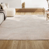 Haughton Geometric Arch Scandi Striped Indoor/Outdoor Rug