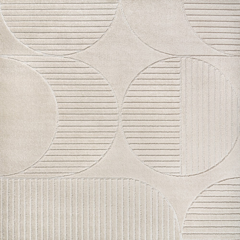 Haughton Geometric Arch Scandi Striped Indoor/Outdoor Rug