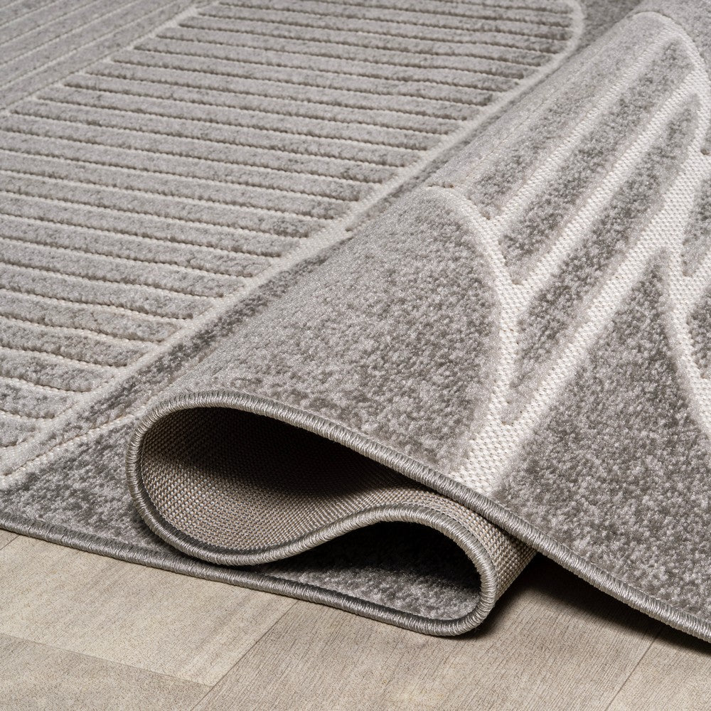 Haughton Geometric Arch Scandi Striped Indoor/Outdoor Rug