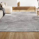 Haughton Geometric Arch Scandi Striped Indoor/Outdoor Rug