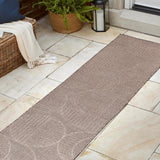 Haughton Geometric Arch Scandi Striped Indoor/Outdoor Rug