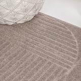 Haughton Geometric Arch Scandi Striped Indoor/Outdoor Rug