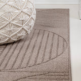 Haughton Geometric Arch Scandi Striped Indoor/Outdoor Rug
