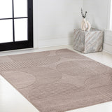 Haughton Geometric Arch Scandi Striped Indoor/Outdoor Rug