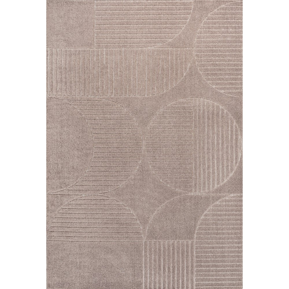 Haughton Geometric Arch Scandi Striped Indoor/Outdoor Rug