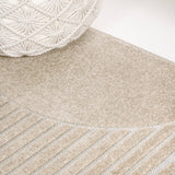 Haughton Geometric Arch Scandi Striped Indoor/Outdoor Rug