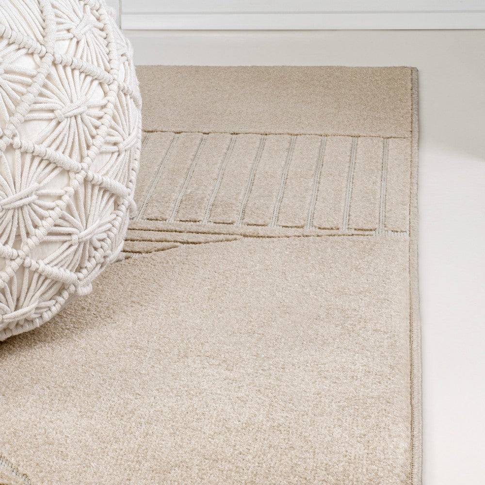 Haughton Geometric Arch Scandi Striped Indoor/Outdoor Rug