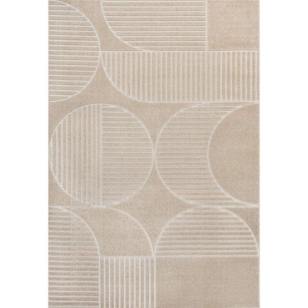 Haughton Geometric Arch Scandi Striped Indoor/Outdoor Rug