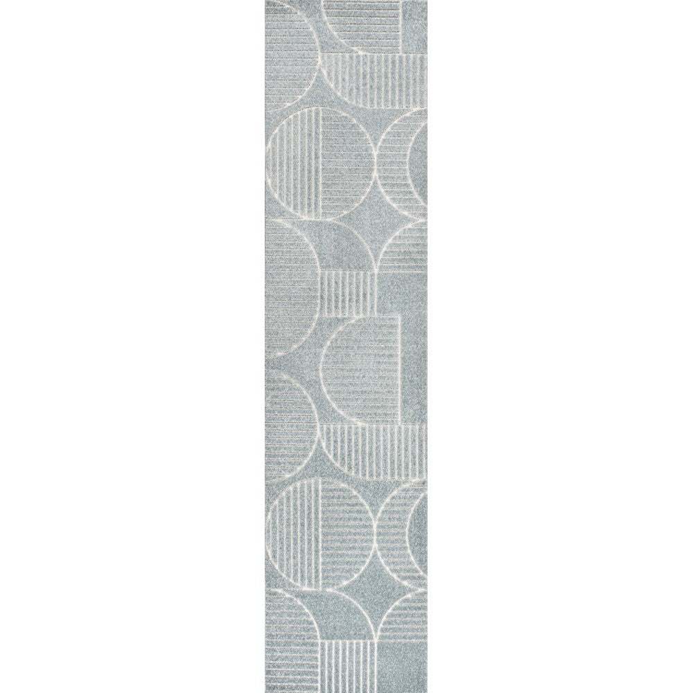 Haughton Geometric Arch Scandi Striped Indoor/Outdoor Rug