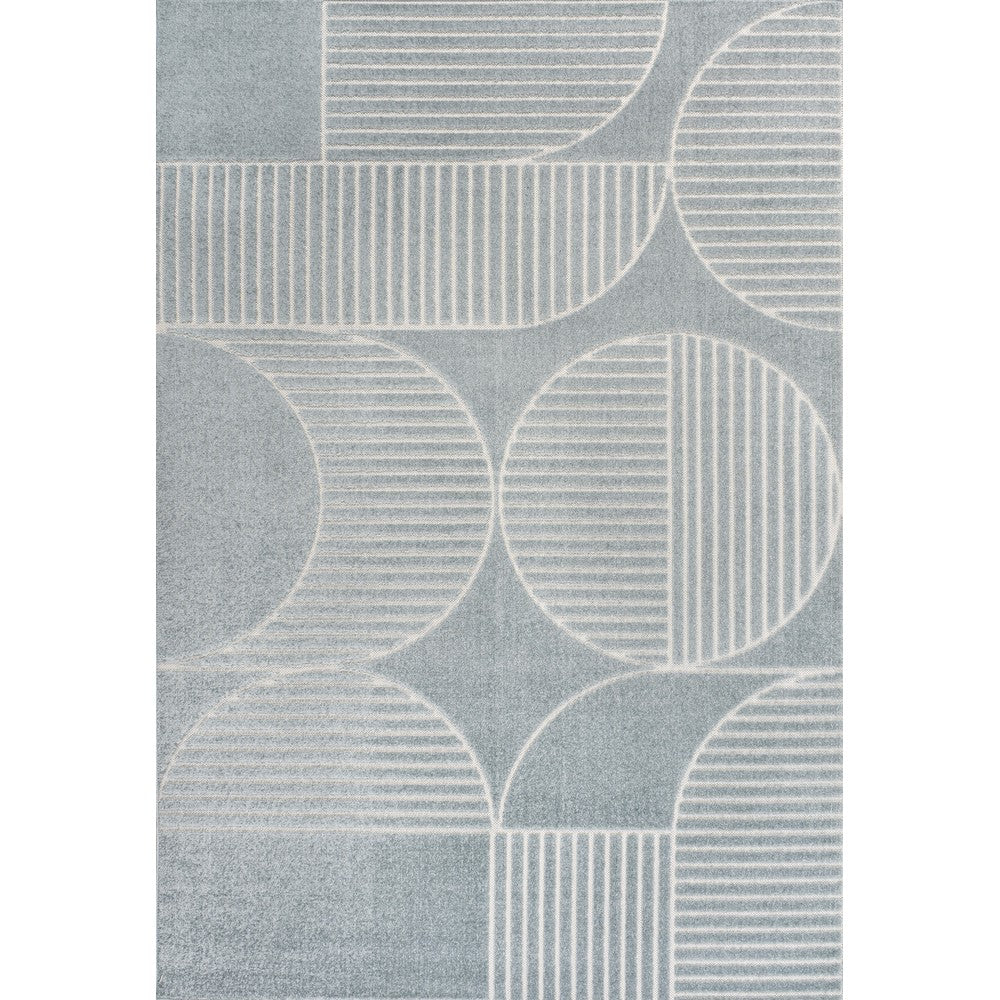 Haughton Geometric Arch Scandi Striped Indoor/Outdoor Rug