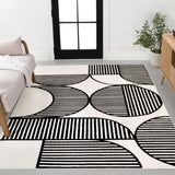 Haughton Geometric Arch Scandi Striped Indoor/Outdoor Rug
